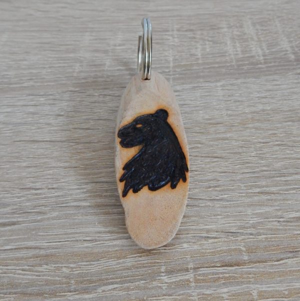 Schlüsselanhänger Holz (Wunschmotiv) – Bild 3